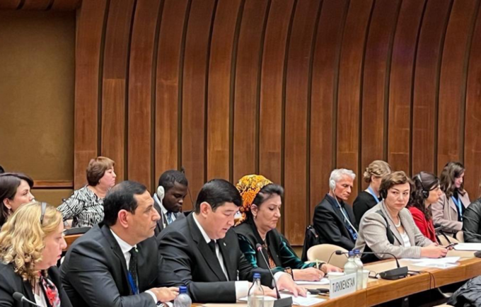 Выступление г-на Атагельды Германова, Министр здравоохранения и медицинской промышленности Туркменистана, Женева 20 октября 2023