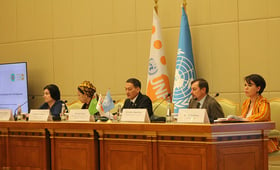 Opening remarks by five representatives of the UN, UNFPA, Government of Turkmenistan