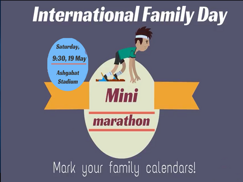 International Family Day: Are you ready for the mini-marathon?