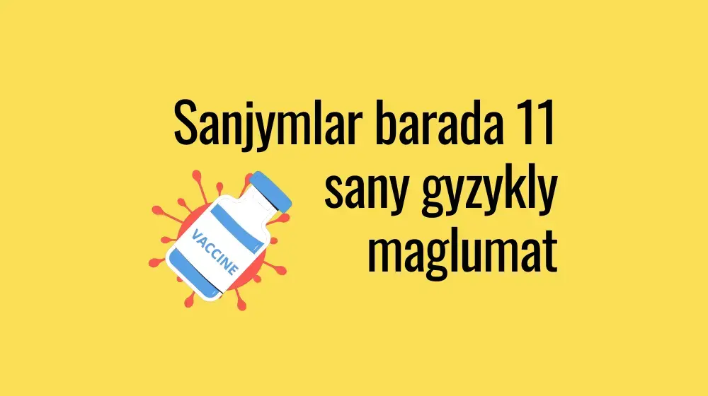 Sanjymlar barada 11 sany gyzykly maglumat