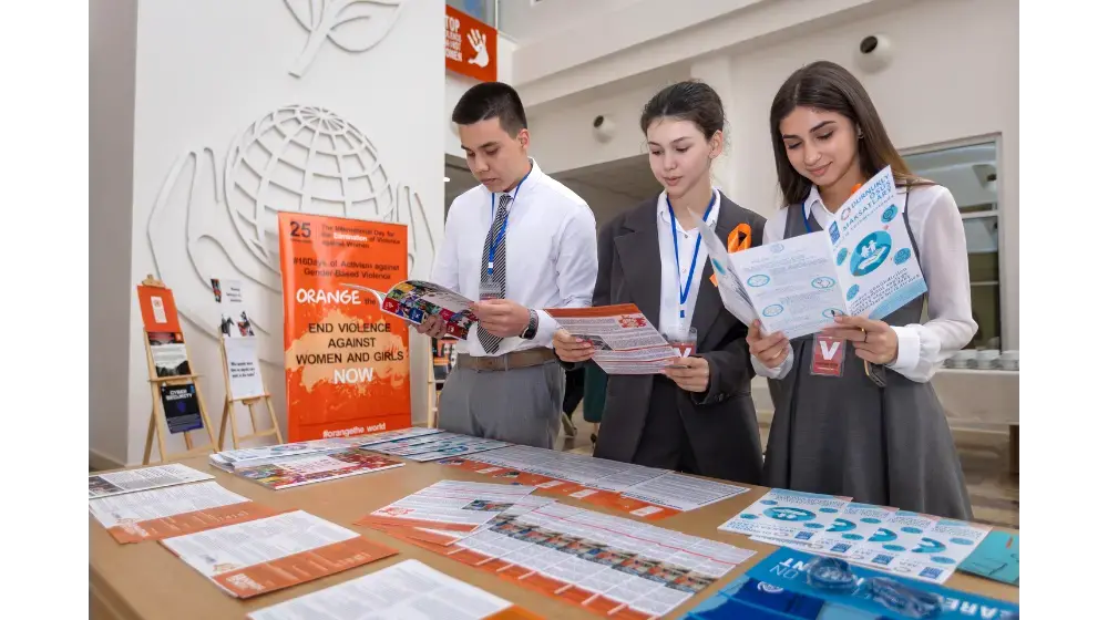 UN Turkmenistan and Development Partners Coordination Group commemorates  the International Day for the Elimination of Violence Against Women and Girls with the launch of the “16 Days of Activism Against Gender-Based Violence”