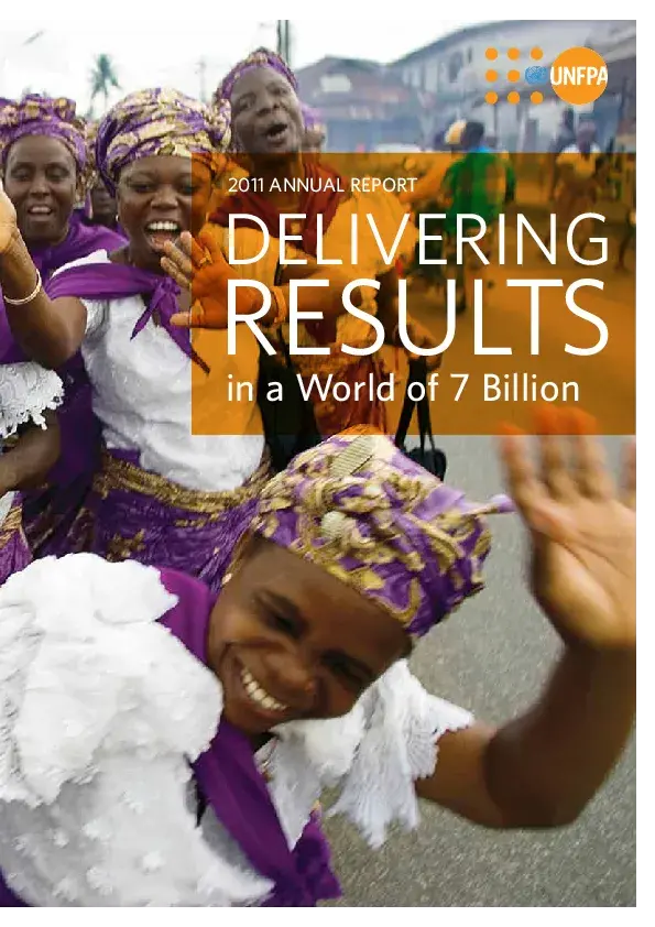 UNFPA Annual Report, 2011