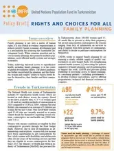 Policy Brief "Rights and Choices for All: Family Planning"