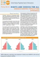 Policy Brief "Rights and Choices for All: Understanding Population Dynamics"