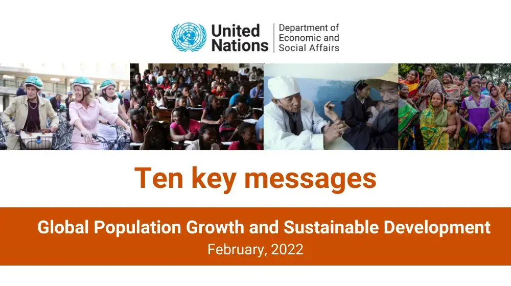 Ten key messages of Report on Global Population Growth and Sustainable Development